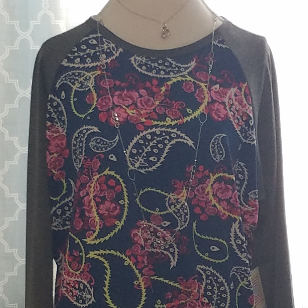 Lularoe Randy Tee and Paparazzi necklace sets